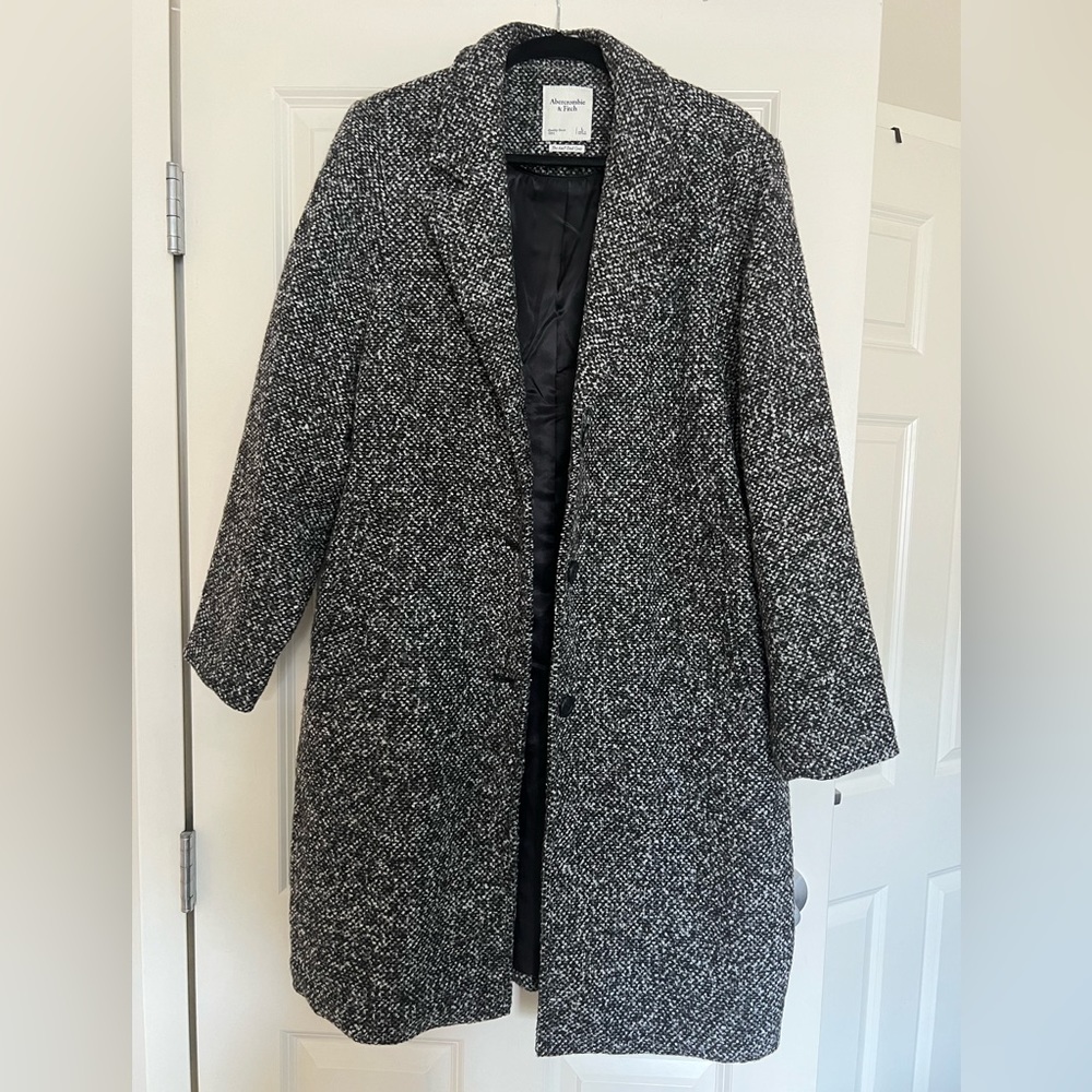 Abercrombie Pebbled Dad Coat